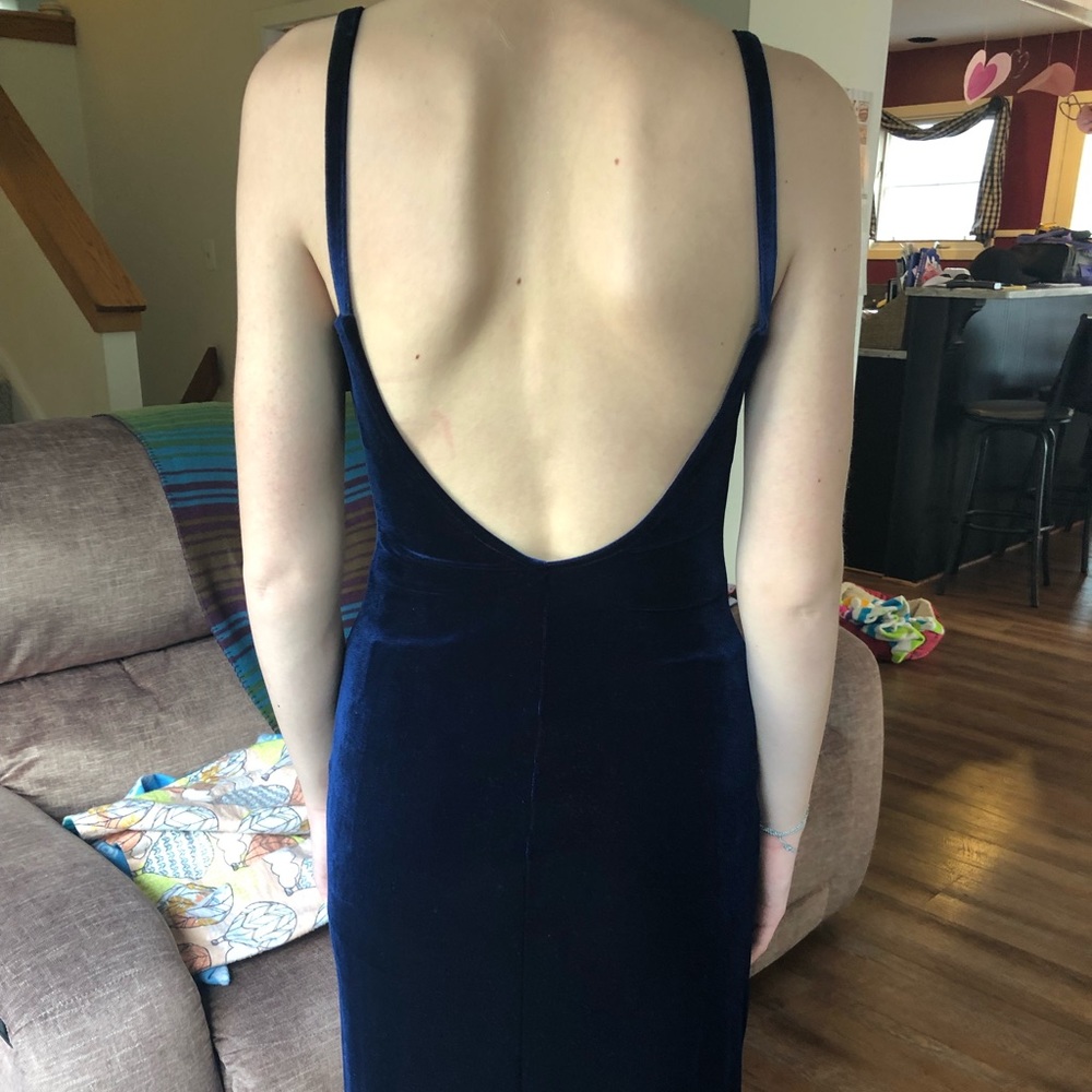 💋Gorgeous long velvet dress - Picture 4 of 5